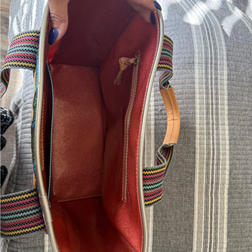 Consuela Multicolor Striped Tote Bag